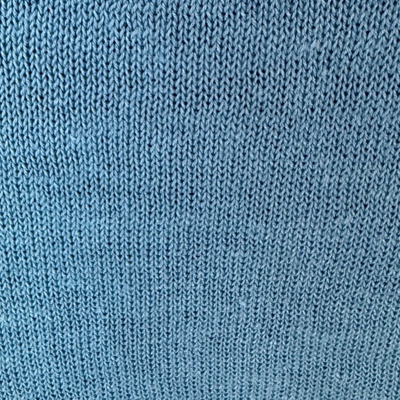 NWOT J.Jill Blue Crew Neck Linen-Cotton Blend Sweater SZ M - Picture 9 of 13